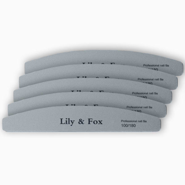 Nail File Soft - 5 Pack (7 inch foam core nail file)